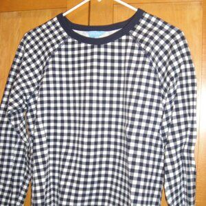 Draper James Blue gingham sweatshirt - Size S